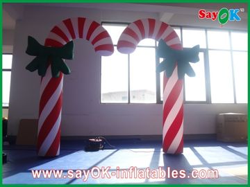 دائم مخصص الإعلانات نفخ حلوى قصب لقضاء عطلة عيد الميلاد
