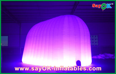 الذهاب في الهواء الطلق خيمة الهواء حفل زفاف جولة نفخ الهواء خيمة 210D أكسفورد القماش مع إضاءة LED
