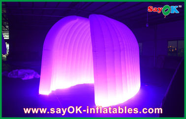 الذهاب في الهواء الطلق خيمة الهواء حفل زفاف جولة نفخ الهواء خيمة 210D أكسفورد القماش مع إضاءة LED