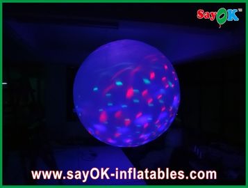 متعدد اللون نفخ نفخ الديكور نفخ الكرة مع أضواء LED ، الأرجواني