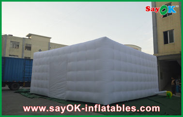 خيمة كبيرة قابلة للنفخ قابلة للنفخ من قماش النايلون الأبيض العملاق القابل للنفخ ، قناة 3 أمتار