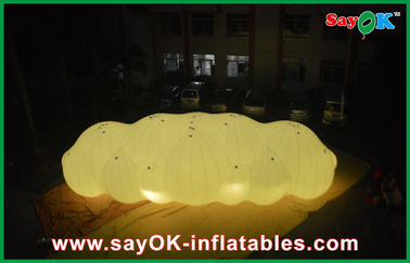 الديكور كبيرة LED نفخ بالون الهيليوم سحابة 0.18mm PVC مادة للدعاية والاعلان