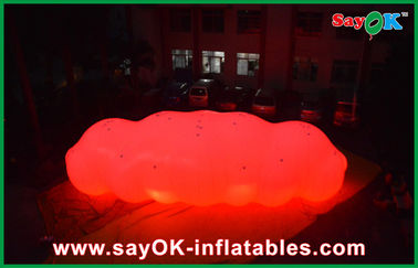 الديكور كبيرة LED نفخ بالون الهيليوم سحابة 0.18mm PVC مادة للدعاية والاعلان