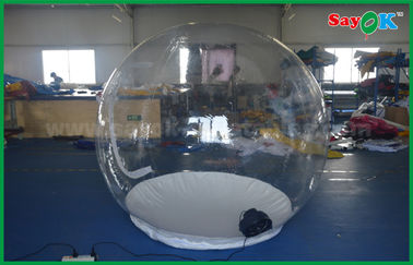 نفخ خيمة شفافة عالية مقاومة الرياح نفخ الهواء خيمة المواد البلاستيكية نفخ خيمة التخييم