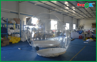 نفخ خيمة شفافة عالية مقاومة الرياح نفخ الهواء خيمة المواد البلاستيكية نفخ خيمة التخييم