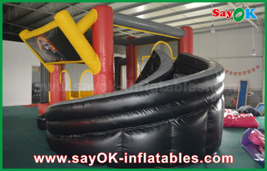 المنزلق التجاري القابل للنفخ 4 × 6m أو الحجم المخصص القابل للنفخ القفز القفز لعبة القلعة المياه المنزلق للأطفال