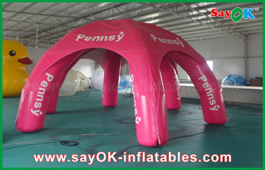 خيمة التخييم الهوائية PVC في الهواء الطلق العملاقة نفخ Spide للإعلان مع طباعة كاملة