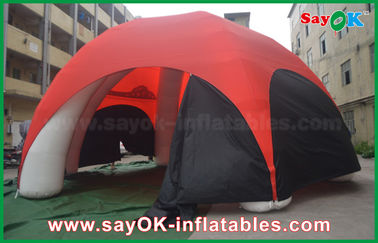 خيمة نفخ الهواء PVC DIA 10m الترويجية نفخ قبة العنكبوت خيمة للإعلان