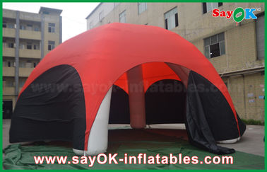 خيمة نفخ الهواء PVC DIA 10m الترويجية نفخ قبة العنكبوت خيمة للإعلان