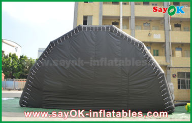 قابل للنفخ عمل خيمة أسود قابل للنفخ هواء خيمة عرض مرحلة عرض حدث كبير خيمة مع يقود ضوء