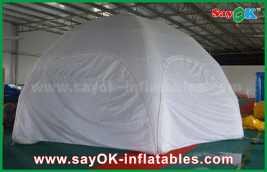 خيمة ساحة قابلة للنفخ خيمة بيضاء مقاومة للماء قابلة للنفخ الهواء مخصصة PVC نفخ قبة خيمة للحدث