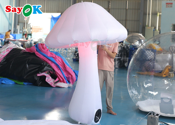 أكسفورد القماش 2 متر LED نفخ الإضاءة الديكور الفطر الأبيض