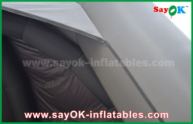 أسود PVC نفخ الهواء خيمة / الإعلان قبة العنكبوت خيمة مع المنفاخ