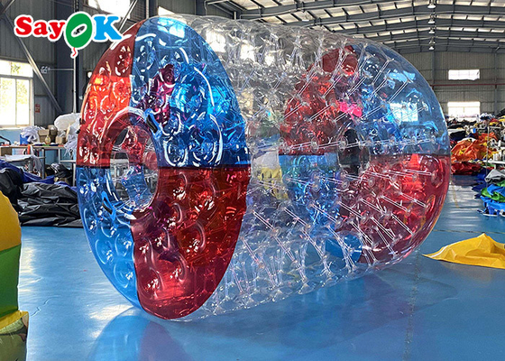 ألعاب مائية عائمة 0.9 ملم قطران PVC كرة طائرة مائية قابلة للنفخ لمسبح البحيرة