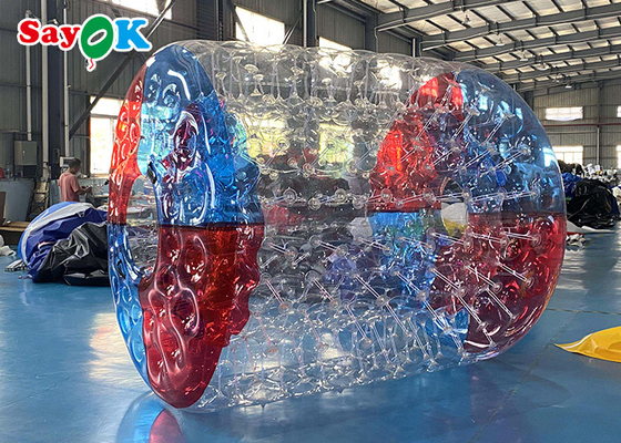 ألعاب مائية عائمة 0.9 ملم قطران PVC كرة طائرة مائية قابلة للنفخ لمسبح البحيرة