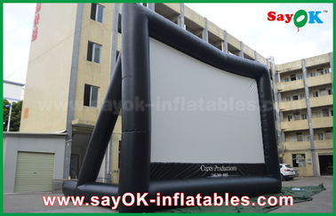 شاشة السينما القابلة للنفخ العملاقة 10 ML X 7 MH قماش الإسقاط قابل للنفخ شاشة التلفزيون CE / SGS شهادة