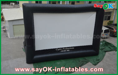 شاشة السينما القابلة للنفخ العملاقة 10 ML X 7 MH قماش الإسقاط قابل للنفخ شاشة التلفزيون CE / SGS شهادة