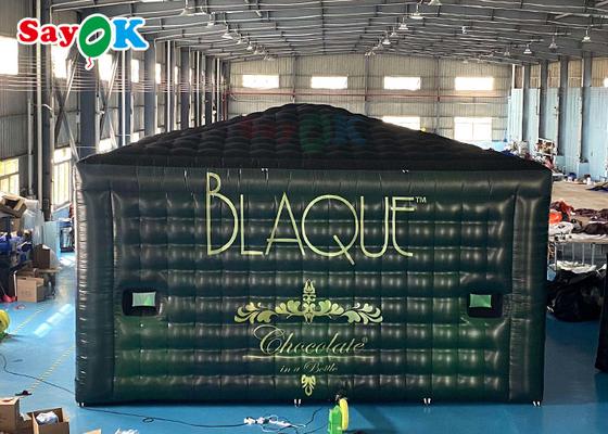 خيمة ضخمة قابلة للنفخ خيمة ضخمة قابلة للنفخ في الهواء الطلق 8x8x4m مع أضواء LED مضادة للماء