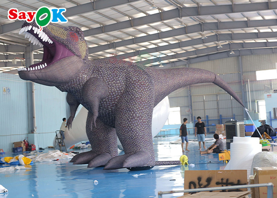 انفجر شخصيات الكرتون الديناصور الشرس شخصيات الكرتون المضخة 5m للمعرض