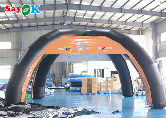 مخصص PVC 7x4m نفخ الهواء خيمة الدعم هيكل تفجير العنكبوت خيمة