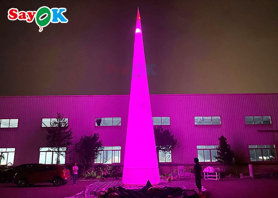 7m 23ft الأبيض بقيادة مخروط المرور نفخ مع تغيير الألوان