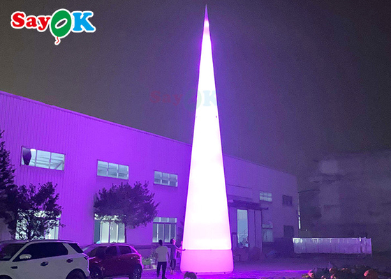 7m 23ft الأبيض بقيادة مخروط المرور نفخ مع تغيير الألوان
