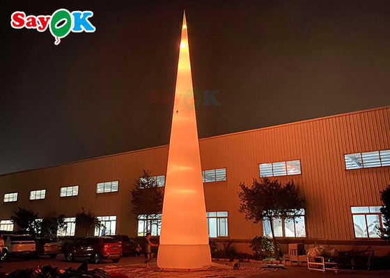 7m 23ft الأبيض بقيادة مخروط المرور نفخ مع تغيير الألوان
