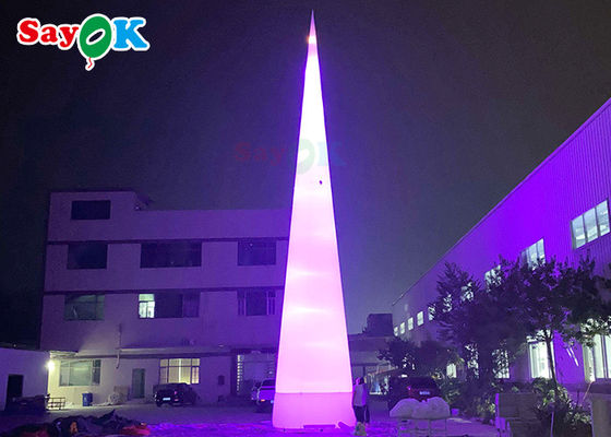 7m 23ft الأبيض بقيادة مخروط المرور نفخ مع تغيير الألوان