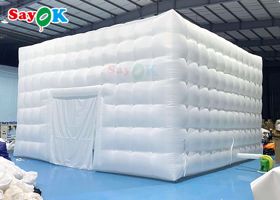 خيمة هوائية متحركة 8x8x4m في الهواء الطلق خيمة حفلة مفتوحة للبيض