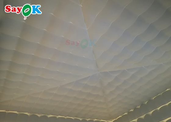 خيمة مكعب قابلة للنفخ خيمة هوائية قابلة للنفخ مرنة مع أضواء LED
