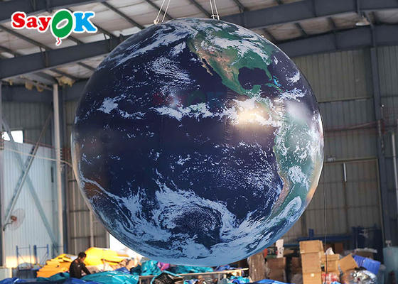 OEM PVC نفخ الأرض غلوب للإعلان تفجير الكرة الكوكب