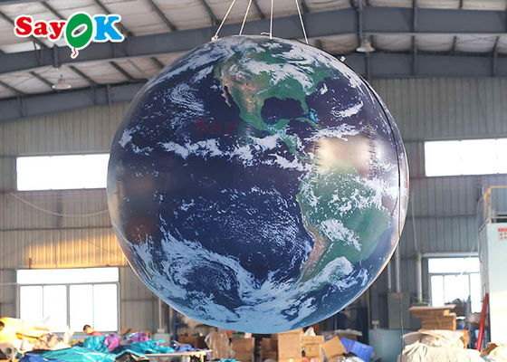 OEM PVC نفخ الأرض غلوب للإعلان تفجير الكرة الكوكب