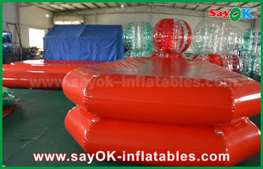 ألعاب الأطفال القابلة للنفخ أحمر PVC حمام مياه قابلة للنفخ حمام سباحة للطفل يلعب