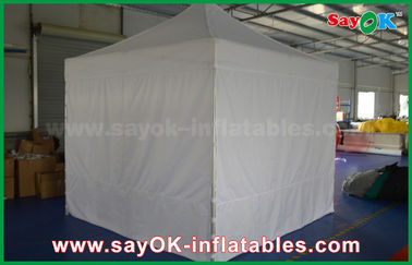 خيمة المظلة الفورية المحمولة المخصصة في الهواء الطلق طباعة الشاشة الحريرية الإعلان للطي خيمة الإطار الصلب