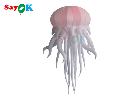 زي بالون قنديل البحر قابل للنفخ مع مصباح LED معلق بالونات الأخطبوط القابلة للنفخ