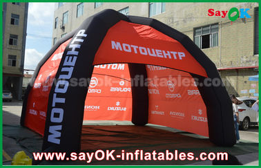 خيمة تخييم الهواء مخصصة الطباعة شعار خيمة نفخ الهواء لتزيين حفلات المعرض