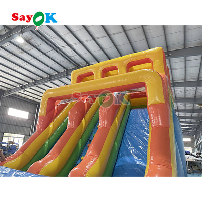 المنزلق المضغوط للخارج بسيط PVC المنزلق المضغوط المنزلق التجاري مع بركة للأطفال