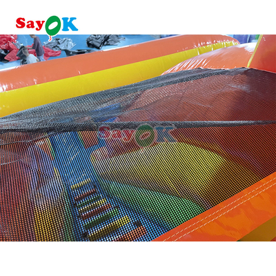 المنزلق المضغوط للخارج بسيط PVC المنزلق المضغوط المنزلق التجاري مع بركة للأطفال