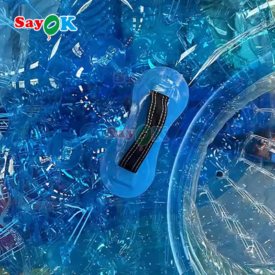 الكرة الهامستر البشرية القابلة للنفخ العملاقة في الهواء الطلق، كرة زورب شفافة قابلة للنفخ للماء لحمام السباحة، حديقة مائية
