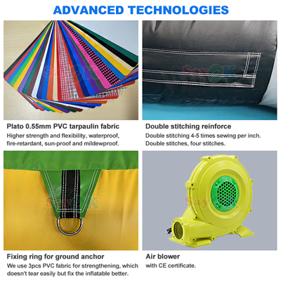Sayok الدرجة التجارية بيت PVC المضغوط المضغوط للأطفال