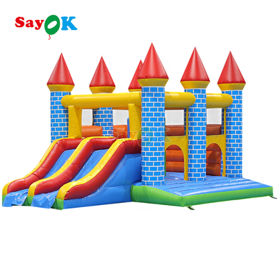 Sayok Commercial PVC Bouncy Castle Combo المضخة للأحداث في الهواء الطلق