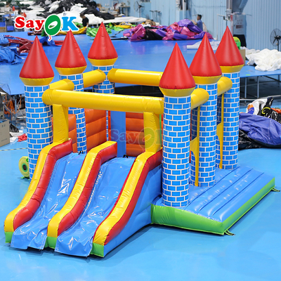 Sayok Commercial PVC Bouncy Castle Combo المضخة للأحداث في الهواء الطلق