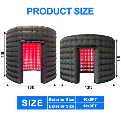 كشك صور قابل للنفخ 360 درجة للفعاليات التجارية للإيجار قابل للتخصيص