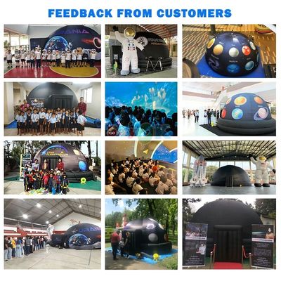 Customizable Size Inflatable Planetarium with Emergency Escape and Free 3D Design for Schools and Outdoor Events