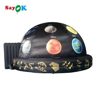19.7ft Length 12.1ft Height 19.7ft Width Mobile Inflatable Planetarium Dome with Free 3D Design and Digital Printing