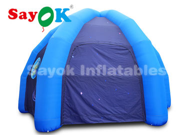 خيمة غلوب قابلة للنفخ خيمة عنكبوتية عملاقة قابلة للنفخ للتخييم مع منفاخ هواء للمعارض / المعرض التجاري