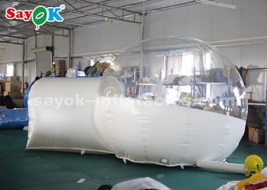 نفخ خيمة شفافة 3m PVC في الهواء الطلق نفخ فقاعة خيمة للأسرة التخييم الفناء الخلفي CE SGS ROHS