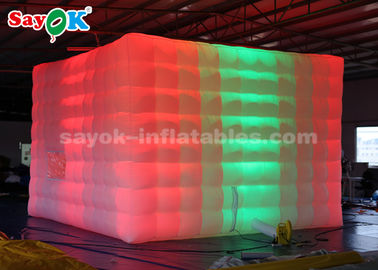 خيمة Outwell Air 5 * 5 * 3.5m قابلة للنفخ للهواء بأضواء LED متعددة الألوان لحفل الزفاف