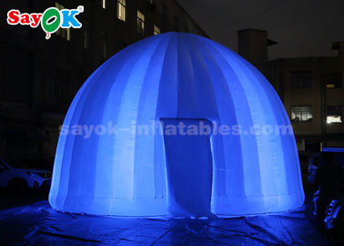 نفخ خيمة في الهواء الطلق 8 متر أدى الإضاءة نفخ الهواء قبة خيمة للترقية الحدث