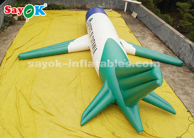 بنفايات مخصص للنفخ المنتجات ، 10 متر PVC نفخ نموذج الطائرة لعرض المعرض
